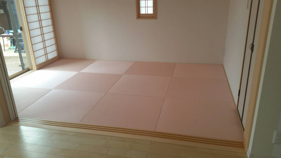 琉球畳の施工例